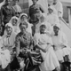 Elsie Inglis and some of her medical sisters, 1916 (Inglis standing on far left). Source: Courtesy of Edinburgh City Libraries and Information Services- Edinburgh Room.